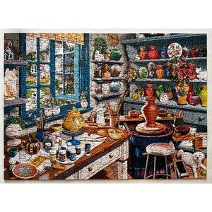 Masterpieces Jigsaw Puzzle Home Sweet Home Garden Getaway 500 Piece Bonus Poster